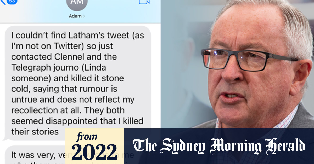 NSW COVID Brad Hazzard releases texts with Adam Marshall